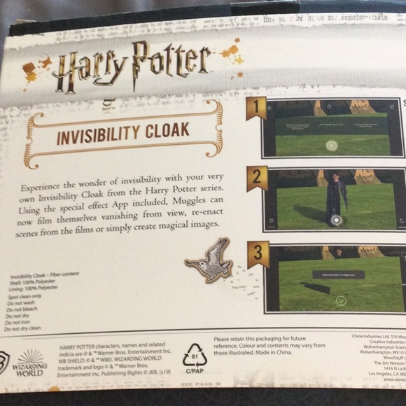 Harry Potter Cloak of Invisibility. - Picture 7 of 8